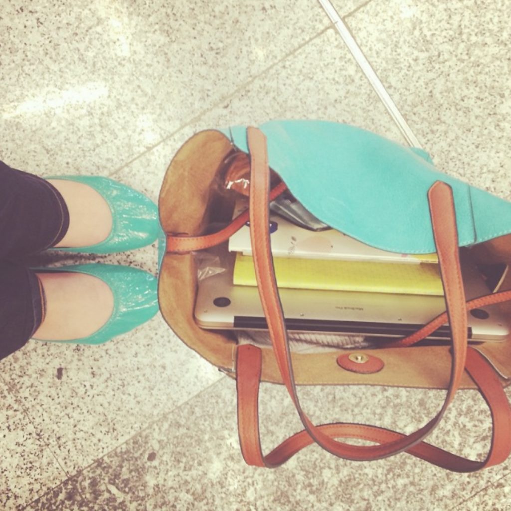 J.Nichole Smith Turquoise Tieks in Italy