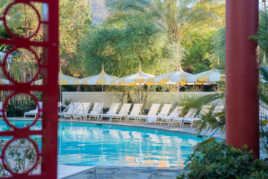 Pool at the Parker Hotel Palm Springs